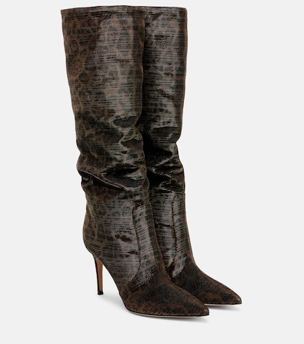 Botas Hansen con estampado de leopardo - Gianvito Rossi - Modalova