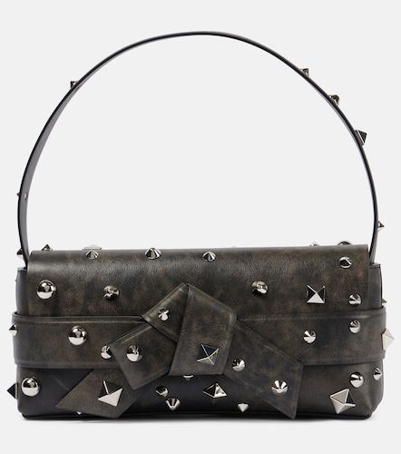 Bolso al hombro Musubi de piel con tachuelas - Acne Studios - Modalova