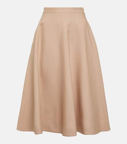 VGold CrÃªpe Couture midi skirt - Valentino - Modalova