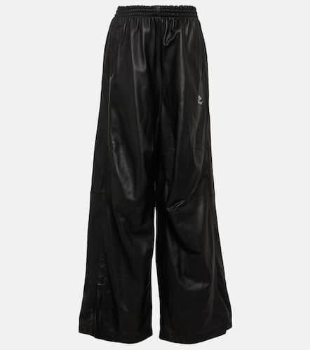 Balenciaga Wide-leg leather pants - Balenciaga - Modalova
