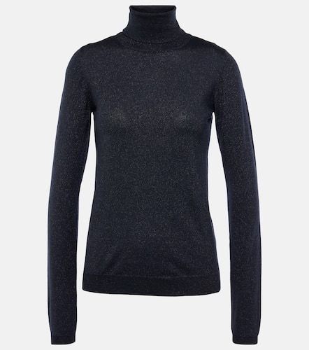 Turtleneck cashmere-blend top - Brunello Cucinelli - Modalova