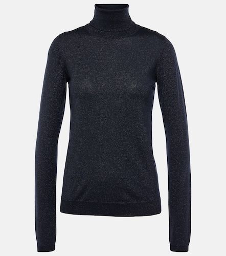 Turtleneck cashmere-blend top - Brunello Cucinelli - Modalova