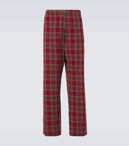 ERL Plaid cotton straight pants - ERL - Modalova