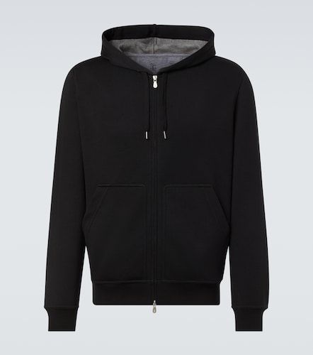 Sudadera con capucha en mezcla de algodón - Brunello Cucinelli - Modalova