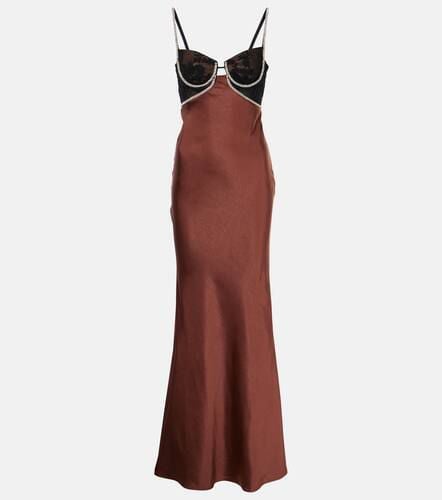 Embellished satin gown - Self-Portrait - Modalova