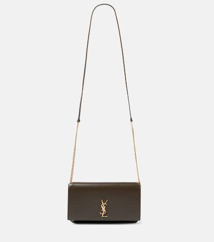 Cassandre leather phone pouch - Saint Laurent - Modalova