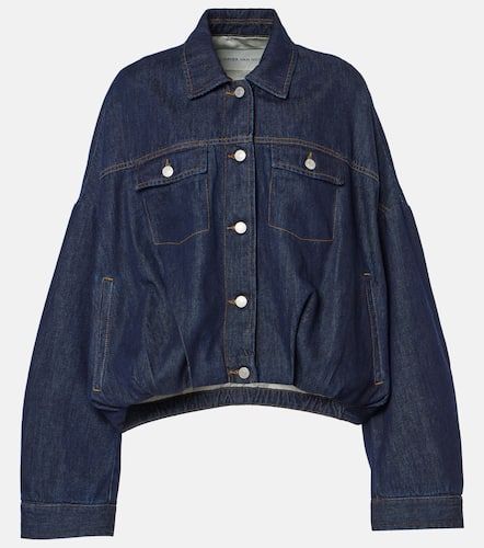 Oversized denim jacket - Dries Van Noten - Modalova