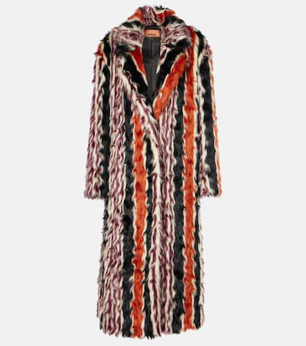 Missoni Striped faux fur coat - Missoni - Modalova