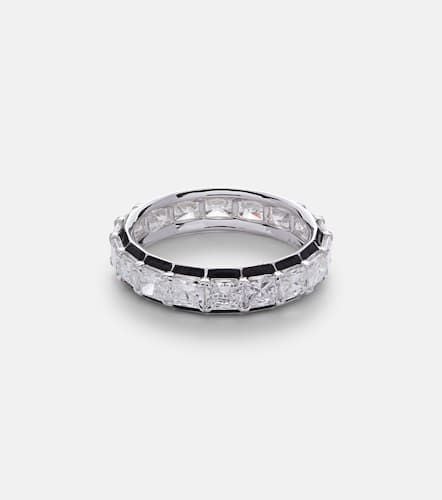 Radiant Eternity 18kt white pinky ring with diamonds - Kamyen - Modalova