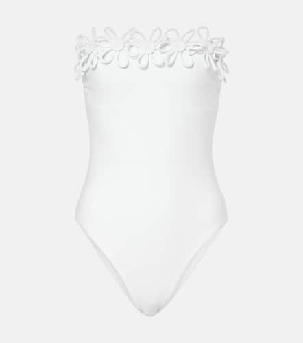 Hana embroidered bandeau swimsuit - Karla Colletto - Modalova