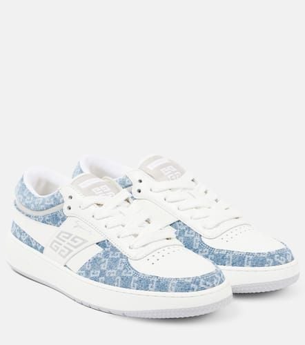 G Move leather and denim sneakers - Givenchy - Modalova