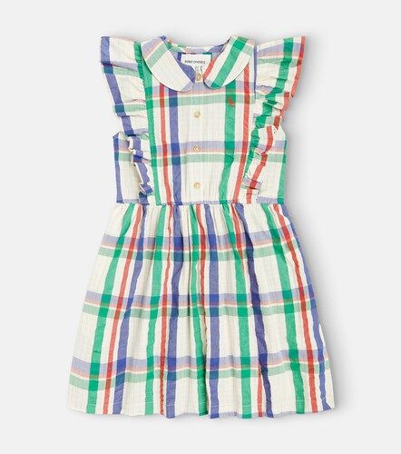 Vestido de algodón a cuadros con volantes - Bobo Choses - Modalova