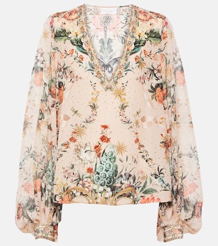Camilla Blusa de seda floral - Camilla - Modalova