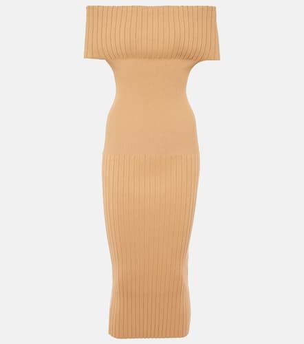 Robe midi à encolure bardot - Sportmax - Modalova