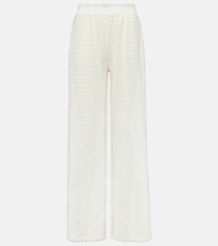 Sienna open-knit wide-leg pants - Melissa Odabash - Modalova