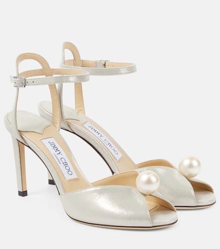 Sacora 85 embellished leather sandals - Jimmy Choo - Modalova