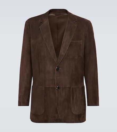 Giorgio Armani Suede blazer - Giorgio Armani - Modalova