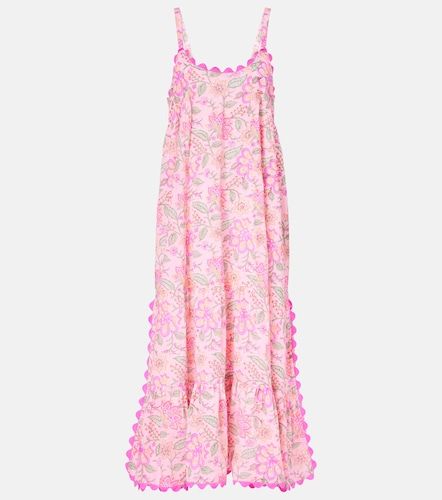 Vestido largo de algodón floral - Juliet Dunn - Modalova