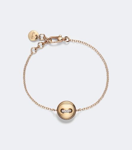 Bracciale Pom Pom Dot in rosa 18kt con turchese e diamanti - Pomellato - Modalova