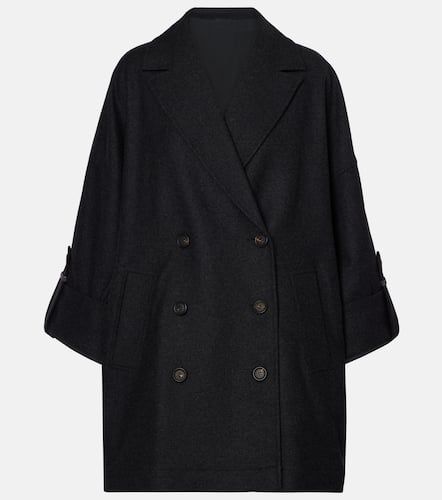 Oversized wool jacket - Brunello Cucinelli - Modalova