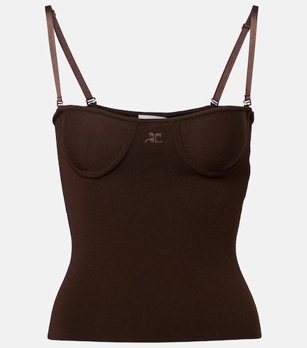 Courreges Logo tank top - Courreges - Modalova