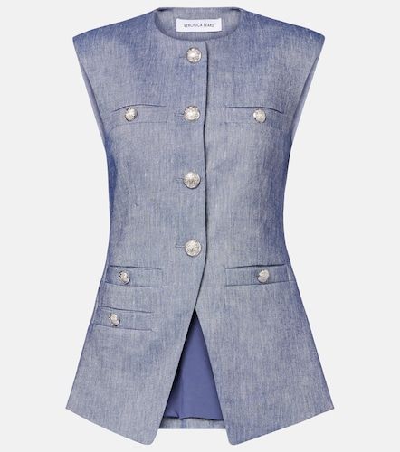 Weste Tamara aus einem Leinengemisch - Veronica Beard - Modalova
