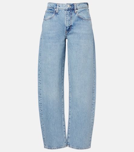 Low Slung mid-rise barrel-leg jeans - Frame - Modalova