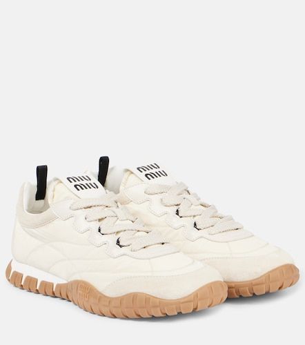 Miu Miu Sneakers Tyre con suede - Miu Miu - Modalova