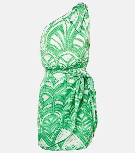 Celie printed one-shoulder minidress - Poupette St Barth - Modalova