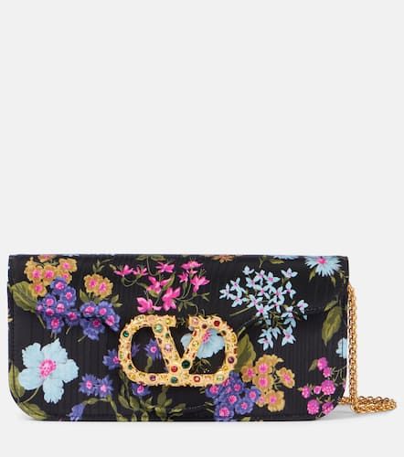 Clutch Locò Small in moiré - Valentino Garavani - Modalova