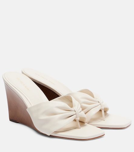 Wedge-Sandalen aus Leder - Veronica Beard - Modalova