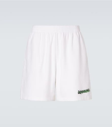 Shorts de algodón con logo - Balenciaga - Modalova