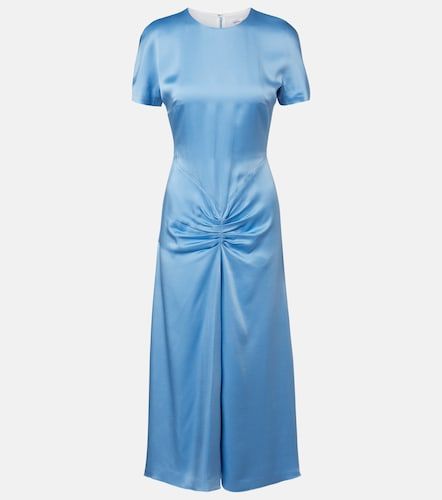 Victoria Beckham Abito midi in raso - Victoria Beckham - Modalova
