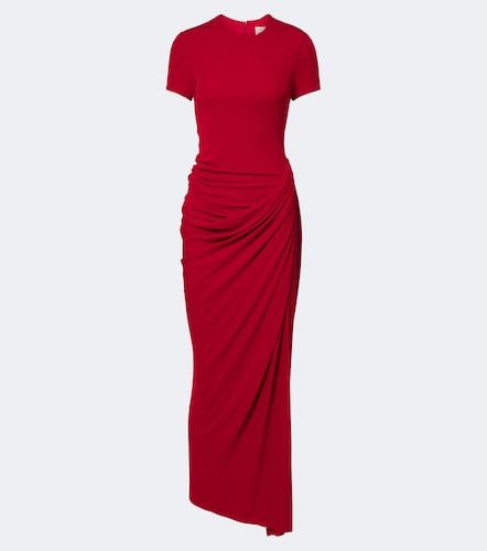 Vestido largo de jersey drapeado - Erdem - Modalova