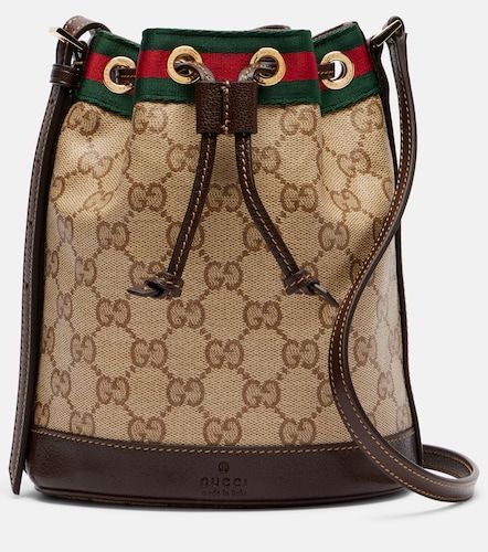Secchiello Web Stripe Mini in canvas GG - Gucci - Modalova