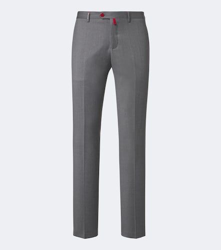 Pantalones slim de lana virgen - Kiton - Modalova