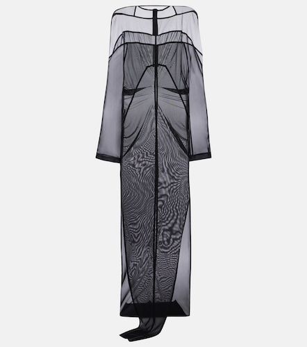 Abito lungo Collage in tulle e chiffon - Rick Owens - Modalova