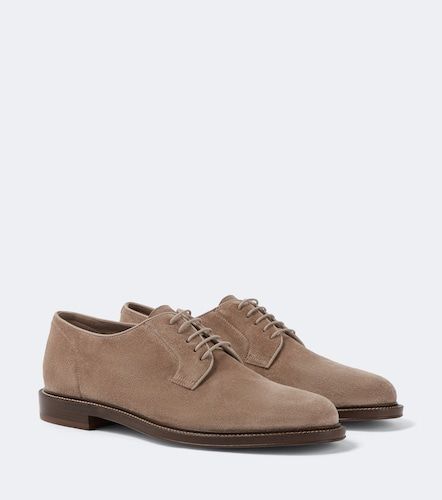 Stringate in suede - Brunello Cucinelli - Modalova