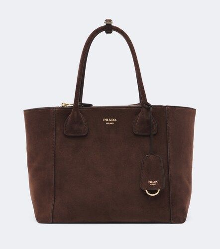 Nova Large suede tote bag - Prada - Modalova