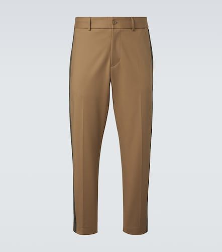 Pantaloni regular in misto cotone - Moncler - Modalova