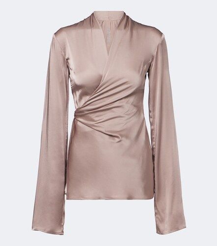 Top Laura de satén drapeado - Rick Owens - Modalova