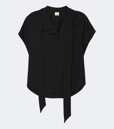 Blusa Selene de crepé con lazada - Isabel Marant - Modalova