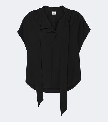 Selene tie-neck crepe blouse - Isabel Marant - Modalova