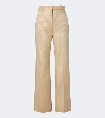 Noanda pinstripe wool-blend straight pants - Isabel Marant - Modalova