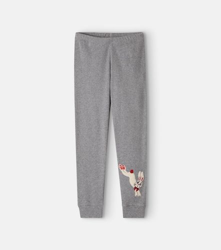 Leggings en mezcla de algodón con parches - Mini Rodini - Modalova