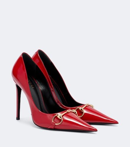 Salones Donna de charol con Horsebit - Gucci - Modalova