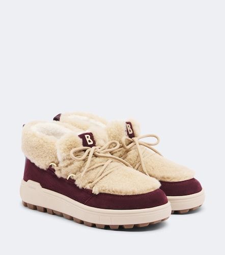 Stivaletti da neve Chamonix in suede e shearling - Bogner - Modalova