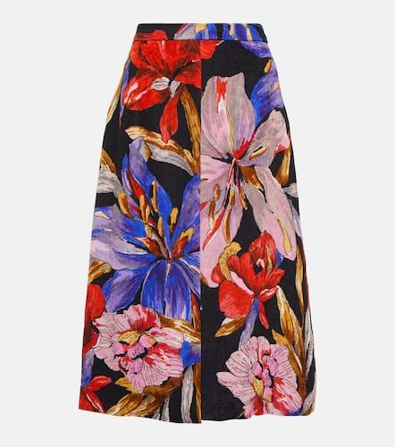 Dries Van Noten Floral midi skirt - Dries Van Noten - Modalova