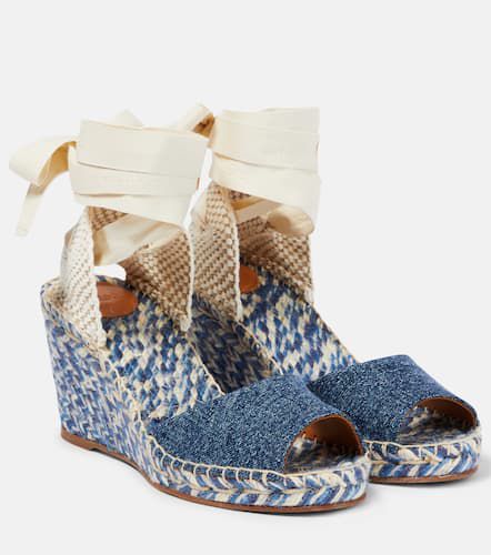 ChloÃ© Piia denim espadrille wedges - Chloe - Modalova