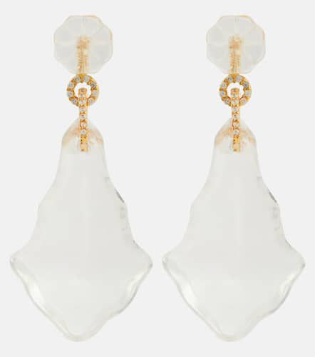 Crystal Chandelier -plated earrings - Zimmermann - Modalova